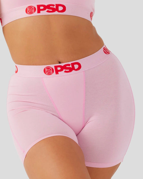 Modal Solids - Pink, Womens Boxer Brief - Modal