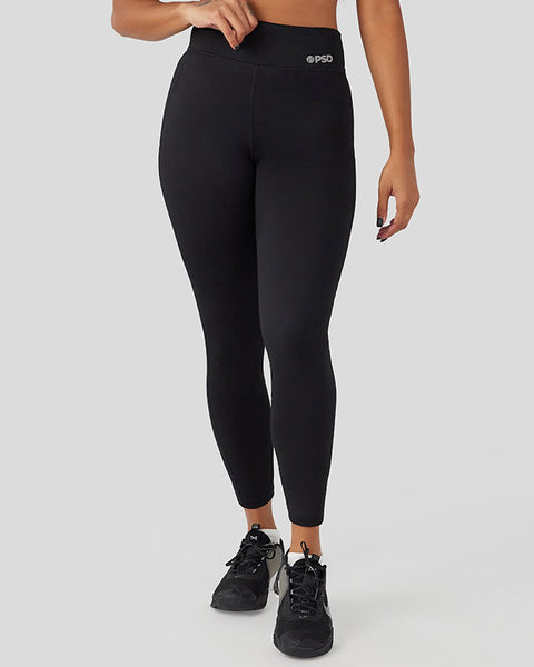 FINAL SALE Core Performance Cropped Legging - Black Mesh Combo and