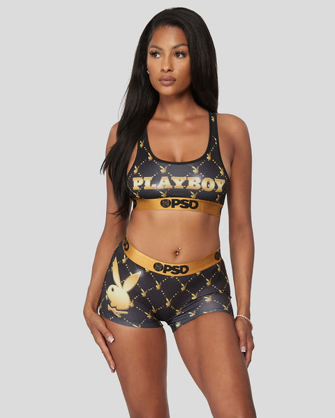 Playboy - Monogram Lux, Sports Bra