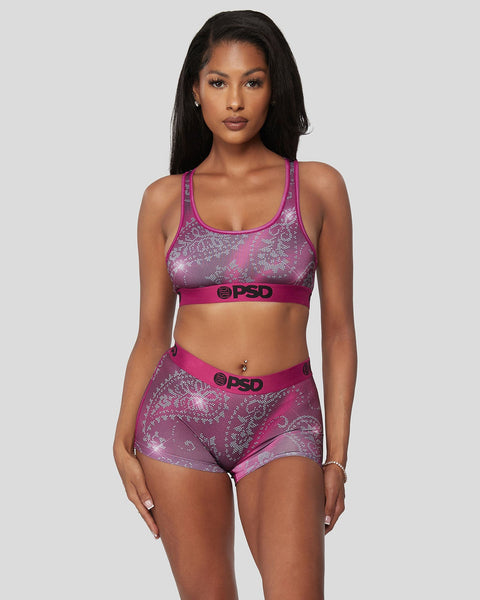 PSD Groovy Shroom Pink Sports Bra